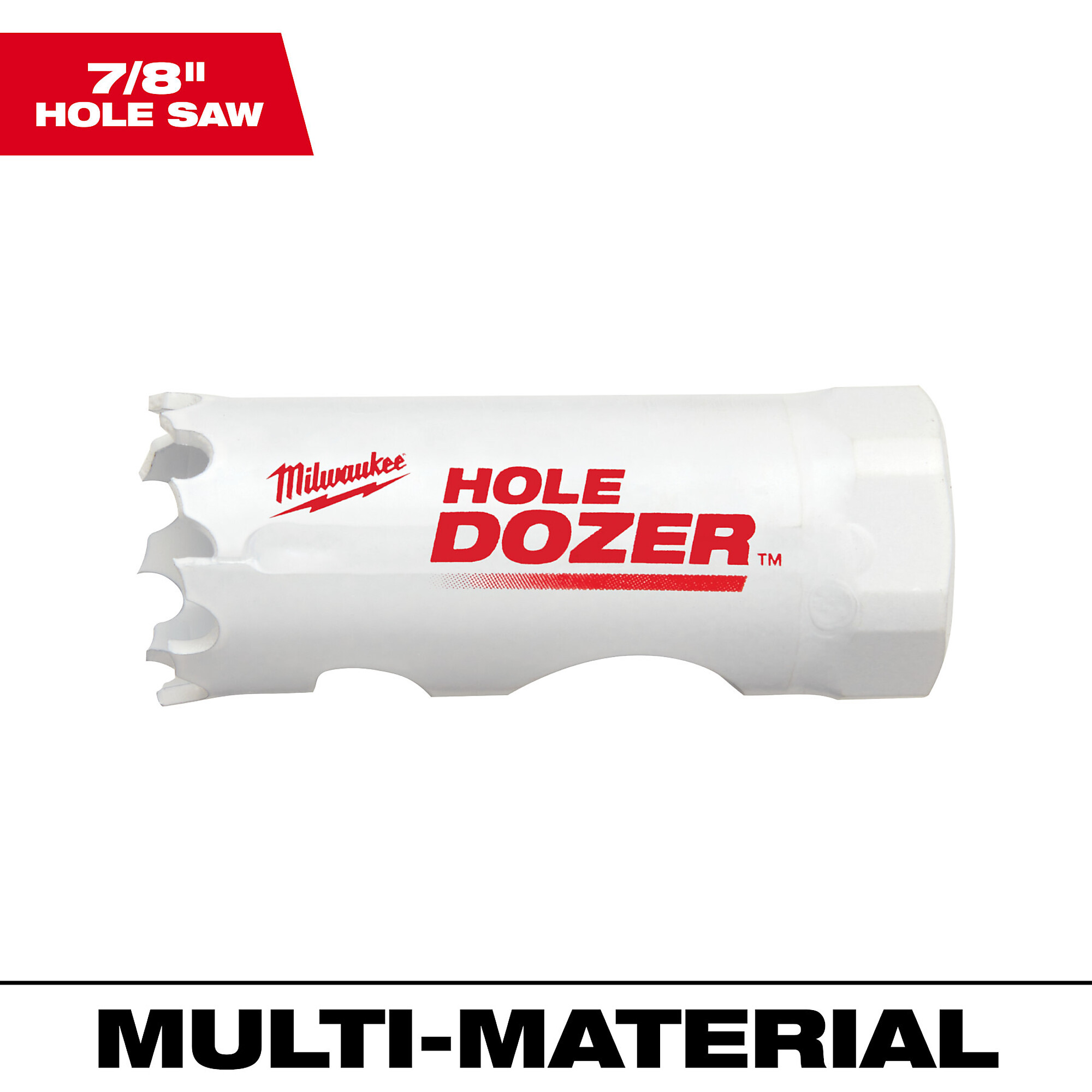 Milwaukee Hole Dozer Bi-Metal Hole Saw, 7/8in., Model# 49-56-0032